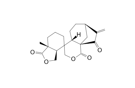 ENT-6,20-DIHYDROXY-15-OXO-6,7-SECO-5-EPI-KAUR-16-EN-7,19-DIOIC-ACID-7,20-LACTONE-19,16-LACTONE