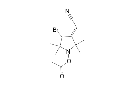 1-Acetoxy-4-bromo-2,2,5,5-tetramethylpyrrolidin-3-ylidene)acetonitrile