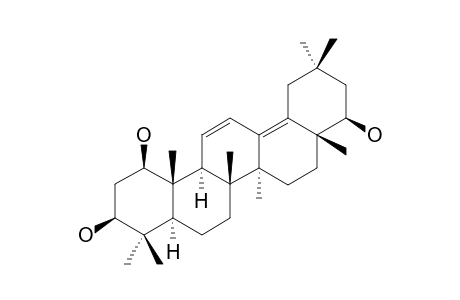 3-BETA-HYDROXY-OLEAN-11,13(18)-DIEN-1-BETA,3-BETA,22-BETA-TRIOL