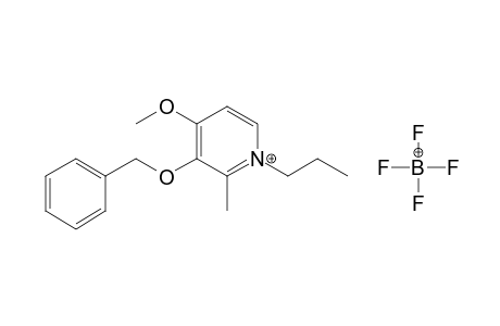 3-Benzyloxy-4-methoxy-2-methyl-1-propylpyridinium tetrafluoroborate