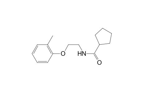 Cyclopentanecarboxamide, N-[2-(2-methylphenoxy)ethyl]-