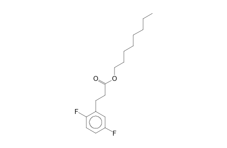 Propanoic acid, 3-(2,5-difluorophenyl)-, octyl ester