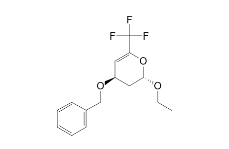 (trans)-4-Benzyloxy-2-ethoxy-6-(trifluoromethyl)-3,4-dihydro-2H-pyran