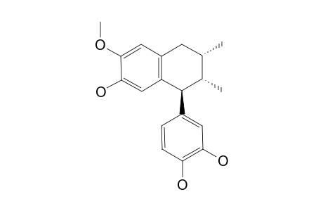 (+)-(7'-S,8-S,8'-S)-3',4,4'-TRIHYDROXY-5-METHOXY-2,7'-CYCLOLIGNAN