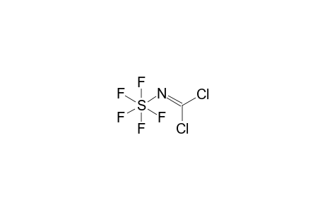 Sulfur, (carbonimidicdichloridato),pentafluoro-