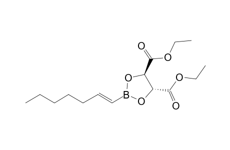 (4R,5R)-2-[(E)-hept-1-enyl]-1,3,2-dioxaborolane-4,5-dicarboxylic acid diethyl ester