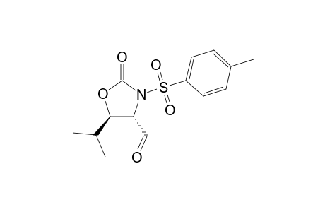 (4R,5S)-5-(1-METHYLETHYL)-3-(4-METHYLPHENYL)-SULFONYL-2-OXAZOLIDINONE-4-CARBALDEHYDE