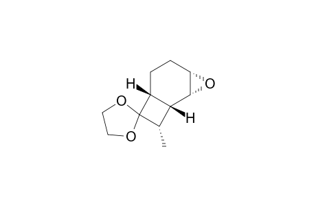 (1S*,2S*,4R*,7S*)-SPIRO-[3-OXA-9-ENDO-METHYLBICYClO-[5.2.0.0(2,4)]-NONANE-8,2'-(1',3'-DIOXOLANE)]