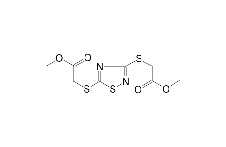 acetic acid, [[3-[(2-methoxy-2-oxoethyl)thio]-1,2,4-thiadiazol-5-yl]thio]-, methyl ester