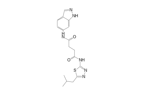 N~1~-(1H-indazol-6-yl)-N~4~-(5-isobutyl-1,3,4-thiadiazol-2-yl)succinamide