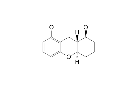 4A,1-(TRANS)-2,3,4,4A,9,9A-HEXAHYDRO-1H-XANTHENE-1,8-DIOL;CIS-ISOMER