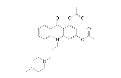 10-[3-(4-METHYL-PIPERAZIN-1-YL)-PROPYL]-9-OXO-9,10-DIHYDRO-ACRIDINE-1,3-DIYL-DIACETATE