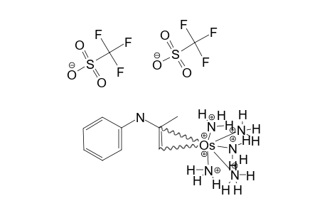 [OS(NH3)5(2-ETA-2-(N-PHENYLAMINO)-PROPENE)](OTF)2