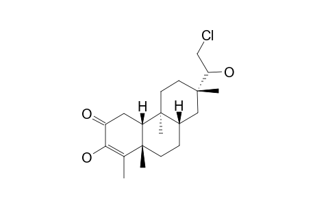 ENT-5-ALPHA,16-CHLORO-2-OXODOLABR-3-ENE-3,15-XI-DIOL