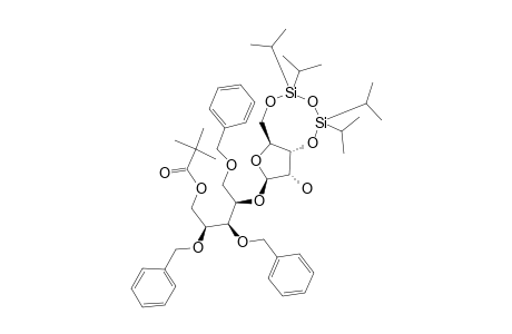 1,3,4-TRI-O-BENZYL-5-O-PIVALOYL-2-O-[3,5-O-(TETRAISOPROPYLDISILOXANE-1,3-DIYL)-BETA-D-RIBOFURANOSYL]-D-RIBITOL