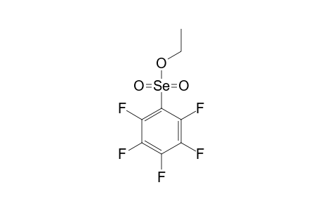 PENTAFLUORBENZOLSELENONSAEURE-ETHYLESTER