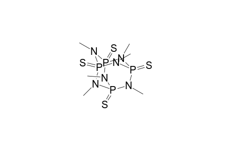 2,4,6,8,9,10-Hexaaza-1,3,5,7-tetraphosphatricyclo[3.3.1.1(3,7)]decane, 2,4,6,8,9,10-hexamethyl-, 1,3,5,7-tetrasulfide