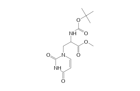 N-(t-Butoxycarbonyl)alanine, 3-uracil-1-yl-, methyl ester