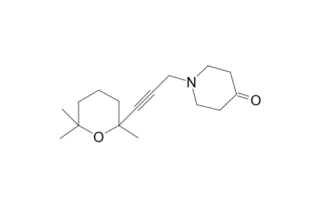 4(1H)-Pyridinone, tetrahydro-1-[3-(tetrahydro-2,6,6-trimethyl-2H-pyran-2-yl)-2-propynyl]-