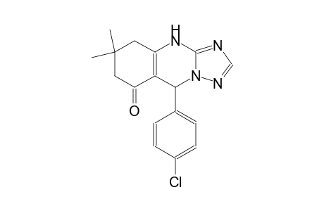 9-(4-chlorophenyl)-6,6-dimethyl-5,6,7,9-tetrahydro[1,2,4]triazolo[5,1-b]quinazolin-8(4H)-one