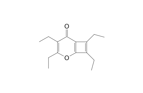 3,4,7,8-TETRAETHYL-2-OXA-BICYCLO-[4.2.0]-OCTA-1(6),3,7-TRIEN-5-ONE