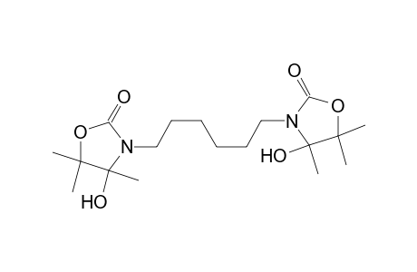 3,3'-(hexane-1,6-diyl)bis(4-hydroxy-4,5,5-trimethyloxazolidin-2-one)