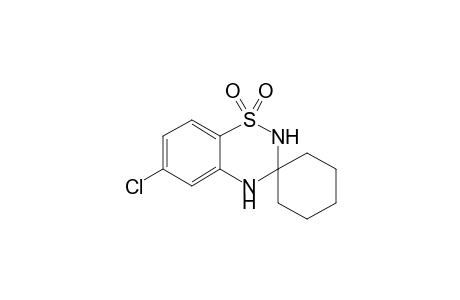 6-Chloro-3,4-dihydro-3,3-pentaamethylene-(2H)-1,2,4-benzothiadiazine-1,1-dioxide