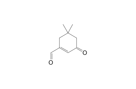 1-Cyclohexene-1-carboxaldehyde, 5,5-dimethyl-3-oxo-