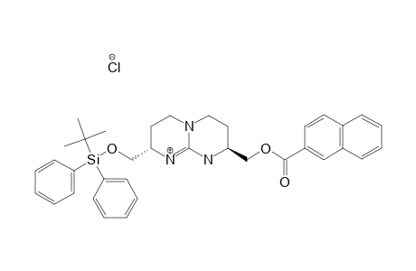 (2S,8S)-2-(TERT.-BUTYLDIPHENYLSILANYLOXYMETHYL)-8-(NAPHTHALENE-2-CARBONYLOXYMETHYL)-3,4,6,7,8,9-HEXAHYDRO-2H-PYRIMIDO-[1,2-A]-PYRIMIDIN-1-IUM