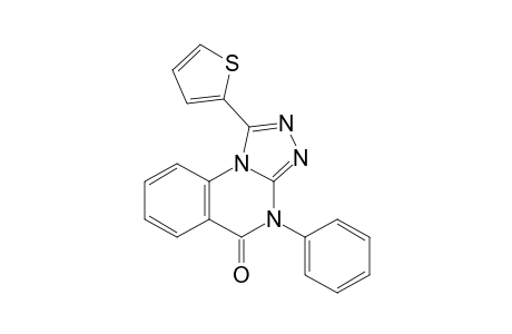 1-(2-Thienyl)-4-phenyl-1,2,4-triazolo[4,3-a]quinazolin-5(4H)-one