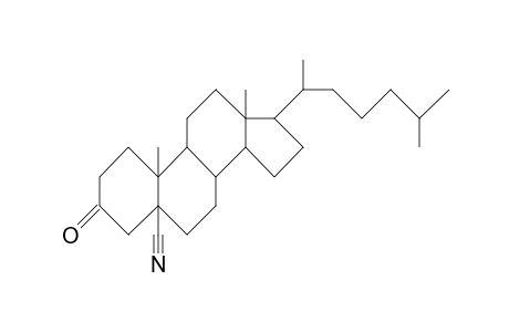 5-Cyano-5a-cholestan-3-one