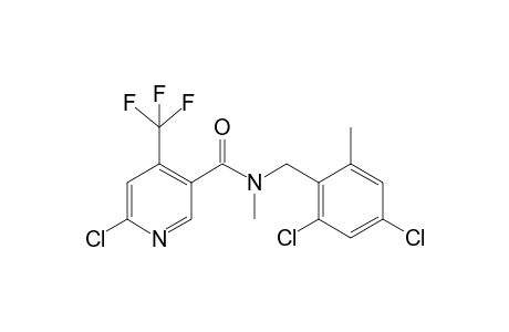 Pyridine-3-carboxamide, 6-chloro-4-trifluoromethyl-N-(2,4-dichloeo-6-methylbenzyl)-N-methyl-