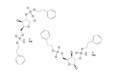 2,5-O-BIS-[(2-PHENYLETHYL)-PHOSPHORYL]-ALPHA/BETA-D-XYOLFURANOSIDE-BIS-SODIUM-SALT