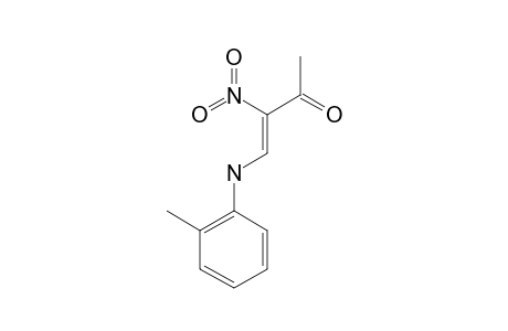 4-(2-METHYLPHENYL)-AMINO-3-NITROBUT-3-EN-2-ONE