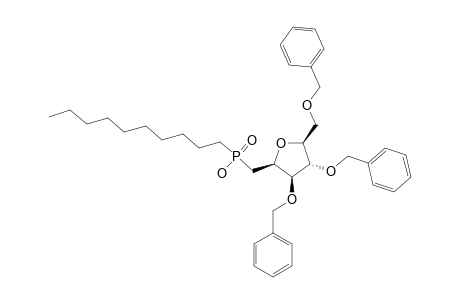 1-(DECYL)-3,4,6-TRI-O-BENZYL-2,5-ANHYDROGLUCITYL-PHOSPHINIC-ACID