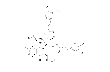 BETA-D-(1-O-ACETYL-3,6-O-DIFERULOYL)-FRUCTOFURANOSYL-ALPHA-D-2',6'-O-DIACETYLGLUCOPYRANOSIDE