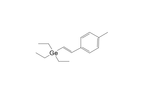 Triethyl-[(E)-2-(4-methylphenyl)ethenyl]germane