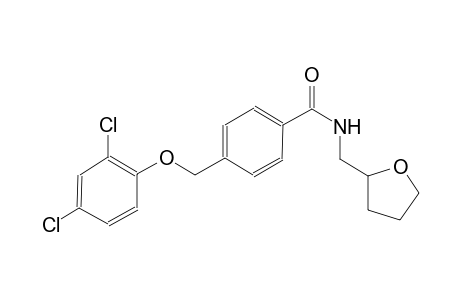 4-[(2,4-dichlorophenoxy)methyl]-N-(tetrahydro-2-furanylmethyl)benzamide