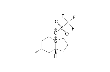 ENDO-CIS-4-METHYL-1-THIONIABICYCLO-[4.3.0]-NONANE-TRIFLUOROMETHANESULFONATE