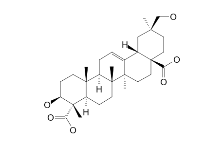 30-HYDROXYGYPSOGENIC-ACID;3-BETA,30-DIHYDROXY-OLEAN-12-EN-23,28-DIOIC-ACID