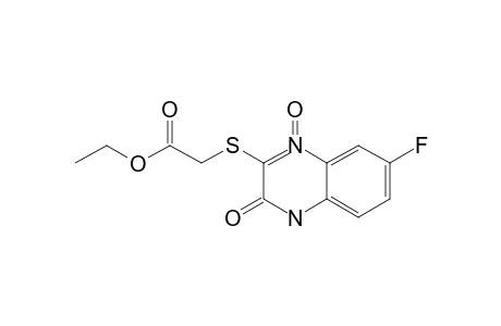 3-(2-ETHOXY-2-OXO-ETHYLTHIO)-7-FLUORO-3-OXO-3,4-DIHYDROQUINOXALINE-1-OXIDE