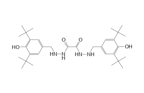 ethanedioic acid, bis[2-[[3,5-bis(1,1-dimethylethyl)-4-hydroxyphenyl]methyl]hydrazide]