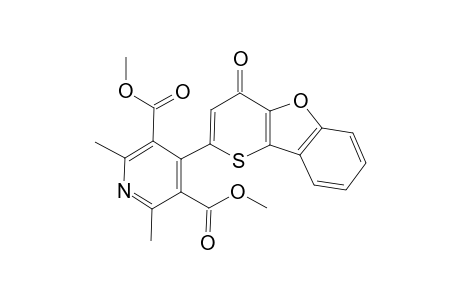 Dimethyl-{2,6-dimethyl-4-(4'-oxo-4H-benzofuro[3,2-b]thiopyran-2'-yl)}pyridine-3,5-dicarboxylate