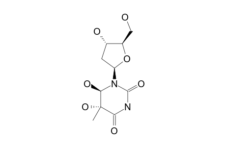 TRANS-(5R,6R)-5,6-DIHYDROXY-5,6-DIHYDROTHYMIDINE