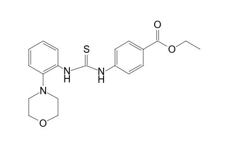 p-[3-(o-MORPHOLINOPHENYL)-2-THIOUREIDO]BENZOIC ACID, ETHYL ESTER