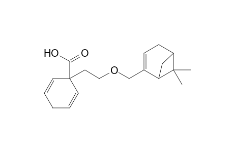 1-[2-(6,6-Dimethylbicyclo[3.1.1]hept-2-en-2-ylmethoxy)ethyl]cyclohexa-2,5-diene-1-carboxylic acid