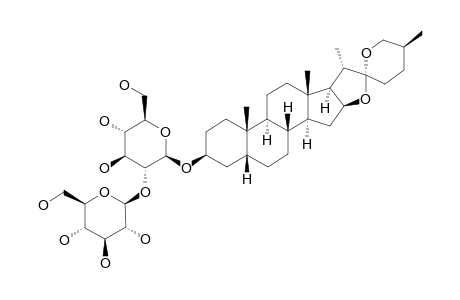 25(S)-5-BETA-SPIROSTAN-3-BETA-OL-3-O-BETA-D-GLUCOPYRANOSYL-(1->2)-BETA-D-GLUCOPYRANOSIDE