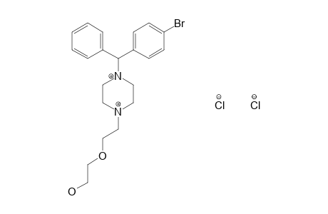 2-{2-{4-[(p-BROMOPHENYL)PHENYLMETHYL]-1-PIPERAZINYL}ETHOXY}ETHANOL,DIHYDROCHLORIDE