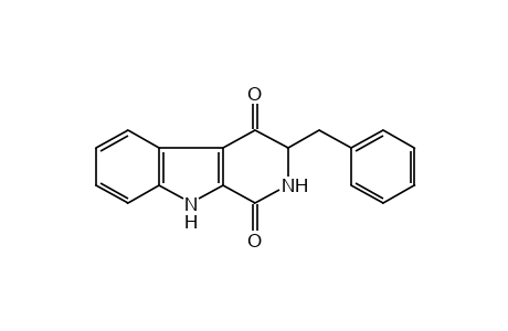 3-benzyl-2,9-dihydro-1H-pyrido[3,4-b]indol-1,4(3H)-dione