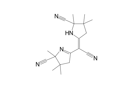 Acetonitrile, 2-(3,4(2H)-dihydro-2-cyanomethyl-2,3,3-trimethylpyrrol-5-yl)-2-(2-cyanomethyl-2,3,3-trimethylpyrroliden-5-ylidene)-